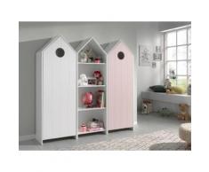 Vipack Jugendzimmer-Set Casami, (Set, 3 St.) pink Kinder Kindermöbel Nachhaltige Möbel