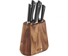 Tefal Messerblock K267S7 Jamie Oliver, Set 7 tlg. silberfarben Küchenmesser-Sets Besteck Messer Haushaltswaren