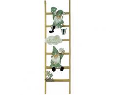 NOOR LIVING Dekoleiter Zwerge, Standdeko für den Eingangsbereich, Höhe ca. 90 cm beige Osterdeko Vorfreude Ostern Dekofiguren