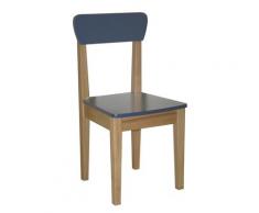 Roba Stuhl, beige, Kinder, natur-blau