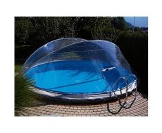 KWAD Poolüberdachung Cabrio Dome, ØxH: 460x145 cm farblos Poolzubehör -reinigung Pools Planschbecken Garten Balkon Zelte