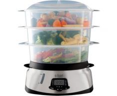 RUSSELL HOBBS Dampfgarer MaxiCook 23560-56, 1000 W silberfarben Küchenkleingeräte Haushaltsgeräte