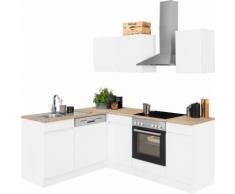 OPTIFIT Winkelküche Roth, ohne E-Geräte, Stellbreite 210 x 175 cm weiß Küchenzeilen Küchenblöcke Küchenmöbel Möbel sofort lieferbar