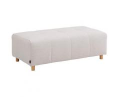 Home affaire Polsterhocker Scania, silberfarben, silber