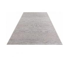 ELLE DECORATION Läufer Marne, rechteckig, 4 mm Höhe, In-und Outdoor geeignet, Wohnzimmer, Balkon, Terrasse, Garten, Strapazierfähig und pflegeleicht, Flachgewebe beige Teppichläufer Bettumrandungen Teppiche