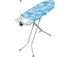 Vileda Bügelbrett Solid Plus, Bügelfläche 44 cmx122 cm blau Bügeleisen Bügelstationen SOFORT LIEFERBARE Haushaltsgeräte