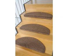 Stufenmatte Buffalo Living Line stufenförmig Höhe 15 mm maschinell getuftet, braun, braun