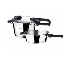 Fissler Schnellkochtopf (Set, 2-tlg.) silberfarben Schnellkochtöpfe Töpfe Haushaltswaren Topf