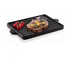 Genius Grillplatte BBQ, Gusseisen, (1 St.) schwarz Herde Kochfelder SOFORT LIEFERBARE Haushaltsgeräte