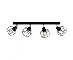 BRITOP LIGHTING Deckenleuchte Phiphi, E27, 1 St., Dekorative Leuchte aus Metall, passende LM E27 / exklusive, Made in Europe schwarz Lampen und Leuchten Wohnzimmer Landhaus Charme