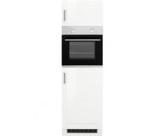 HELD MÖBEL Backofenumbauschrank Tinnum, 60 cm breit, 200 hoch, Metallgriffe, MDF Fronten, für autarken Backofen weiß Umbauschränke Küchenschränke Küchenmöbel Schränke