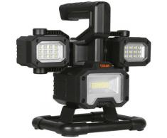 Osram LED Baustrahler, LED-Modul, 1 St., Kaltweiß, 2000 Lumen, mit Akku schwarz Wartung Werkstatt Autozubehör Reifen Baustrahler