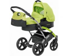 knorr-baby Kombi Kinderwagen Set Voletto Sport grau-lemon, grün, Unisex, grau-lemon
