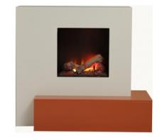 Albero Elektrokamin Casablanca, orange, weiß-terrakotta