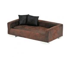 SILVIO design Tiersofa Modern braun Katzenkörbe -kissen Katze Tierbedarf
