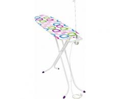 Leifheit Bügelbrett Classic M Compact Plus, Bügelfläche 120 cmx38 cm, 120x38 cm weiß Bügeleisen Bügelstationen SOFORT LIEFERBARE Haushaltsgeräte