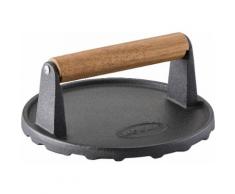 ROESLE Burgerpresse "BBQ-Gewicht", schwarz, Neutral, schwarz-braun