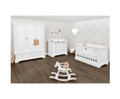 Pinolino Babyzimmer-Komplettset Emilia (Set, 3-tlg) weiß Baby Baby-Möbel-Sets Babymöbel Schlafzimmermöbel-Sets