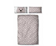 Kinderbettwäsche Bear Lüttenhütt, grau, taupe