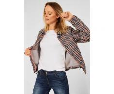 Cecil Jackenblazer, mit Hemdblusenkragen und durchgehender Knopfleiste weiß Damen Jackenblazer Übergangsjacken Jacken Mäntel