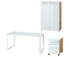 GERMANIA Büro-Set GW-Monteria, (Set, 3 St.) weiß Arbeitszimmer Büro Made in Germany - Möbel