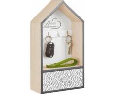 Home affaire Schlüsselkasten, beige, natur/schwarz