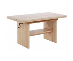INOSIGN Couchtisch, höhenverstellbar braun Couchtische eckig Tische Tisch
