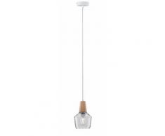 Paulmann LED Pendelleuchte Neordic Yva Glas/Holz max. 20W E27, 1 St. braun Deckenleuchten SOFORT LIEFERBARE Lampen Leuchten