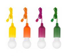 MediaShop LED Gartenleuchte HandyLUXcolors, Tageslichtweiß, kabellose Allzweckleuchte, 4er-Set bunt Außenleuchten SOFORT LIEFERBARE Lampen Leuchten