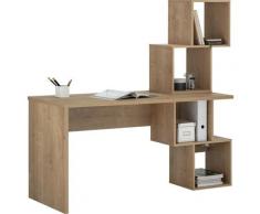 Schreibtisch Reggi, mit 4 offenen Fächern beige Schreibtische Bürotische und Büromöbel