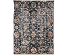 RESITAL The Voice of Carpet Teppich ART 9200, rechteckig, 8 mm Höhe, Kurzflor, gewebt, Orient-Optik, Blumen Design, Wohnzimmer grau Wohnzimmerteppiche Teppiche nach Räumen