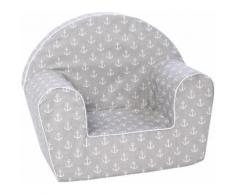 Knorrtoys Sessel Maritim Grey, Made in Europe grau Kinder Kindersessel Kindersofas Kindermöbel