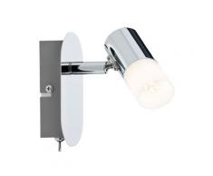 Paulmann,LED Wandstrahler Lagoon 1-flammig Chrom ohne Leuchtmittel, max. 10W G9 silberfarben Strahler Spots Lampen Leuchten