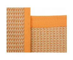 Teppich, Sisal Sofia, carpetfine, rechteckig, Höhe 5 mm, handgewebt orange Juteteppiche Naturteppiche Teppiche