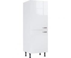 OPTIFIT Seitenschrank Cara, weiß, weiß glänzend,weiß