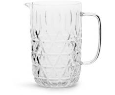 sagaform Karaffe, 1,2 l, (1), Acryl-Glas mit Dreieck-Prägung farblos Karaffen Gläser Glaswaren Haushaltswaren Karaffe