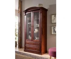 Home affaire Glasvitrine Anna, Höhe 187 cm braun Vitrinen