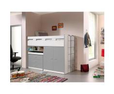 Vipack Hochbett Bonny grau Kinder Hochbetten Kinderbetten Betten