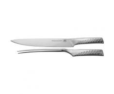 Weber Tranchierbesteck Deluxe, (2 tlg.), Länge 24 cm silberfarben Servierbesteck Bestecke Gemütliches Esszimmer