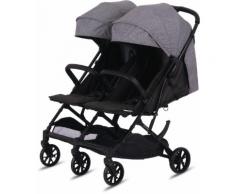 Knorrbaby Zwillingsbuggy Twin-Easy Fold, Grau grau Kinder Zwillingsbuggys Buggys Kinderwagen Buggies