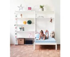 Hoppekids Jugendzimmer-Set Skagen (Set, 16-tlg) weiß Regalsysteme Büroregale Büromöbel Schlafzimmermöbel-Sets