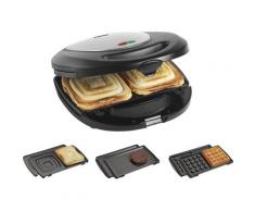 bestron Kontaktgrill ASM8010, antihaftbeschichtet schwarz Elektrogrills Grill Haushaltsgeräte