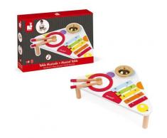 Janod Spieltisch Konfetti Musiktisch bunt Kinder Activity Center Trapeze Baby Kleinkind Spieltische