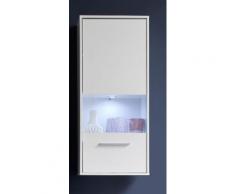 trendteam Hängevitrine »Kuba«, Höhe 112 cm, weiß, weiß matt/weiß Glanz