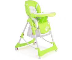 CHIC4BABY Hochstuhl Enjoy lemongreen, mit verstellbarer Rückenlehne grün Baby Mitwachsende Hochstühle Babymöbel