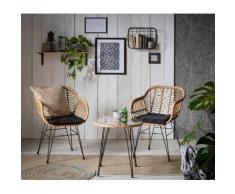 INOSIGN Sitzgruppe Adiba, für Indoor, Terrasse, Wintergarten oder Garten geeignet schwarz Sofas Couches Möbel sofort lieferbar