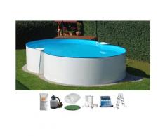 Clear Pool Achtformpool, (Set) weiß Achtformpool Swimmingpools Pools Planschbecken Garten Balkon