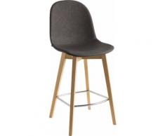 connubia by calligaris 4-Fußstuhl Academy W CB/1672-LHS / -V P19W braun Barhocker Barmöbel Küchenmöbel Stühle