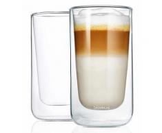 BLOMUS Thermoglas NERO, (Set, 2 tlg.), Doppelwandig, Inhalt 320 ml, 2-teilig farblos Doppelwandige Gläser Glaswaren Haushaltswaren