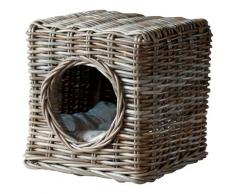 SILVIO design Tierbett Milo, Katzenhoehle, BxLxH: 35x35x35 cm beige Katzenkörbe -kissen Katze Tierbedarf